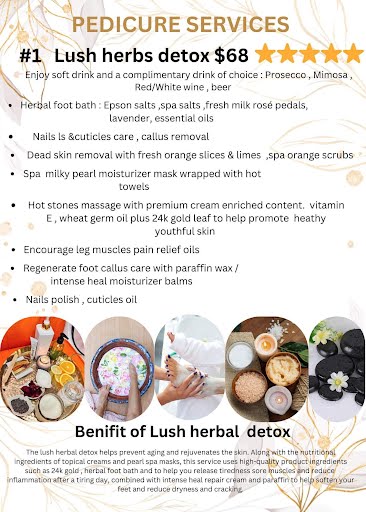 LUSH MACLEOD NAIL & SPA - manicure and pedicure package